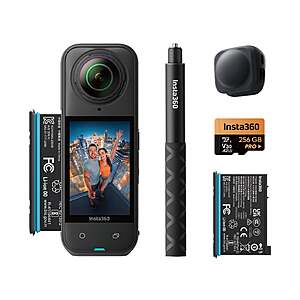 Costco Members: Insta360 X5 8K 360° Action Camera Bundle $440 + Free S&H
