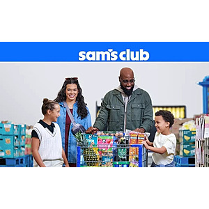1-Year Sam's Club Membership: Plus Membership $50, Base Membership $15 & More (New Members Only)