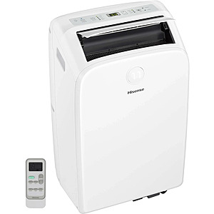 Refurb: Hisense Dual Hose Smart SACC 8,000 BTU Wi-Fi Portable Air Conditioner w/ Heat Pump $240 + Free S&H
