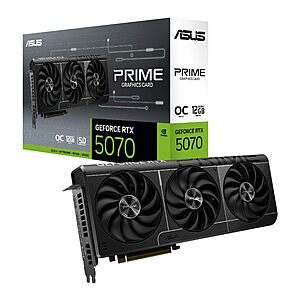 ASUS SFF-Ready Prime NVIDIA GeForce RTX™ 5070 OC Edition Graphics Card $577.66