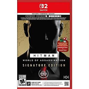 Gamestop - Hitman - World of Assassination Signature Edition Switch 2 $39.99