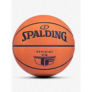 Spalding TF Model M Official Leather Indoor Basketball -- size 7 $80, size 6 $105 shipped plus tax; regularly $230