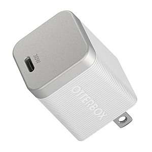 2-Pk OtterBox 30W Premium Pro GaN USB-C Wall Charger (Silver) $12 & More + Free Shipping w/ Prime