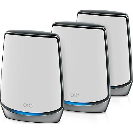 NETGEAR - Orbi 850 Series AX6000 Tri-Band Mesh Wi-Fi 6 System (3-pack) - White $240.99