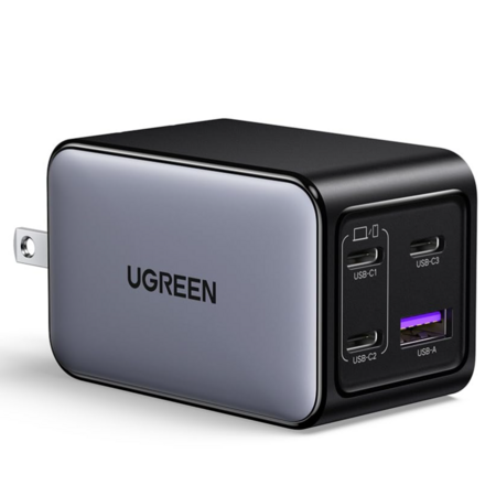 $24.50* | UGREEN 65W Nexode USB-C 4-Port GaN Charger Block (3x USB-C, 1x USB-A) at Amazon