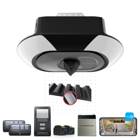 YMMV -$239 Chamberlain 1-1/4 HPS myQ Video Ultra Quiet Smart Compatible Belt drive Garage Door Opener