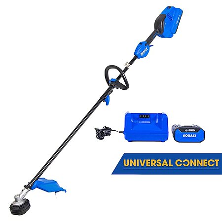 Kobalt Gen4 40-volt 15-in Straight Shaft Attachment Capable Battery String Trimmer 4.0 Ah (Battery Included) (Charger Included) | KMS 1040A-03 $49