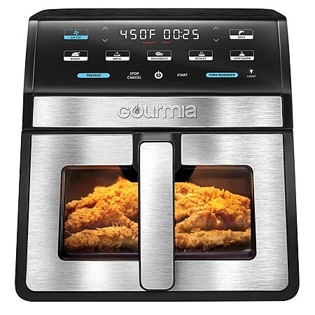Gourmia 8-Quart Digital Air Fryer with Window & Light $44.99 + $4.99 Shipping Costco.com $49.99