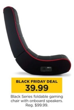Kohl's Black Friday: Black Series Foldable Gaming Chair ...