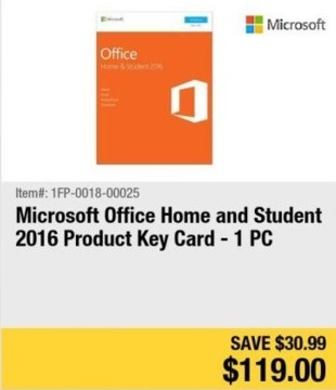 microsoft office student 2016 product key