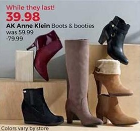 Stein Mart Black Friday: AK Anne Klein Women's Boots and Booties for ...