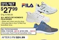 fila shoes black friday