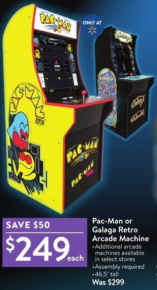 Walmart Black Friday Pac Man Or Galaga Retro Arcade Machine
