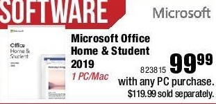 ms office home and student 2019 mac
