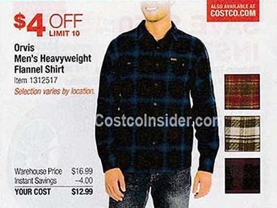 Costco Wholesale Black Friday Orvis Men S Heavyweight Flannel