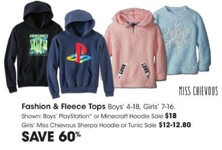 Fred Meyer Black Friday Miss Chievous Girls Sherpa Hoodie Or