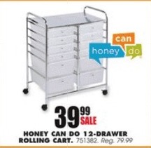 Blains Farm Fleet Black Friday Honey Can Do 12 Drawer Rolling