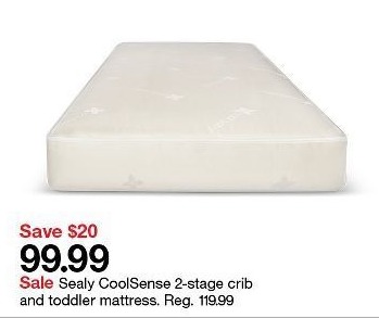 Sealy coolsense crib mattress deals