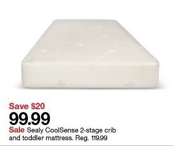 sealy coolsense 2 stage crib mattress