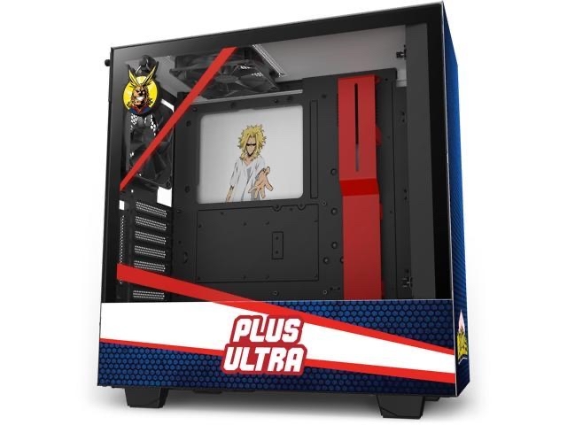 NZXT - CRFT My Hero All Might Limited Edition H510i Case - CA-H510I-MH-AM - Compact ATX Mid-Tower PC Gaming Case - Front I/O USB Type-C Port - Vertical GPU Mount - Temper - $49.99