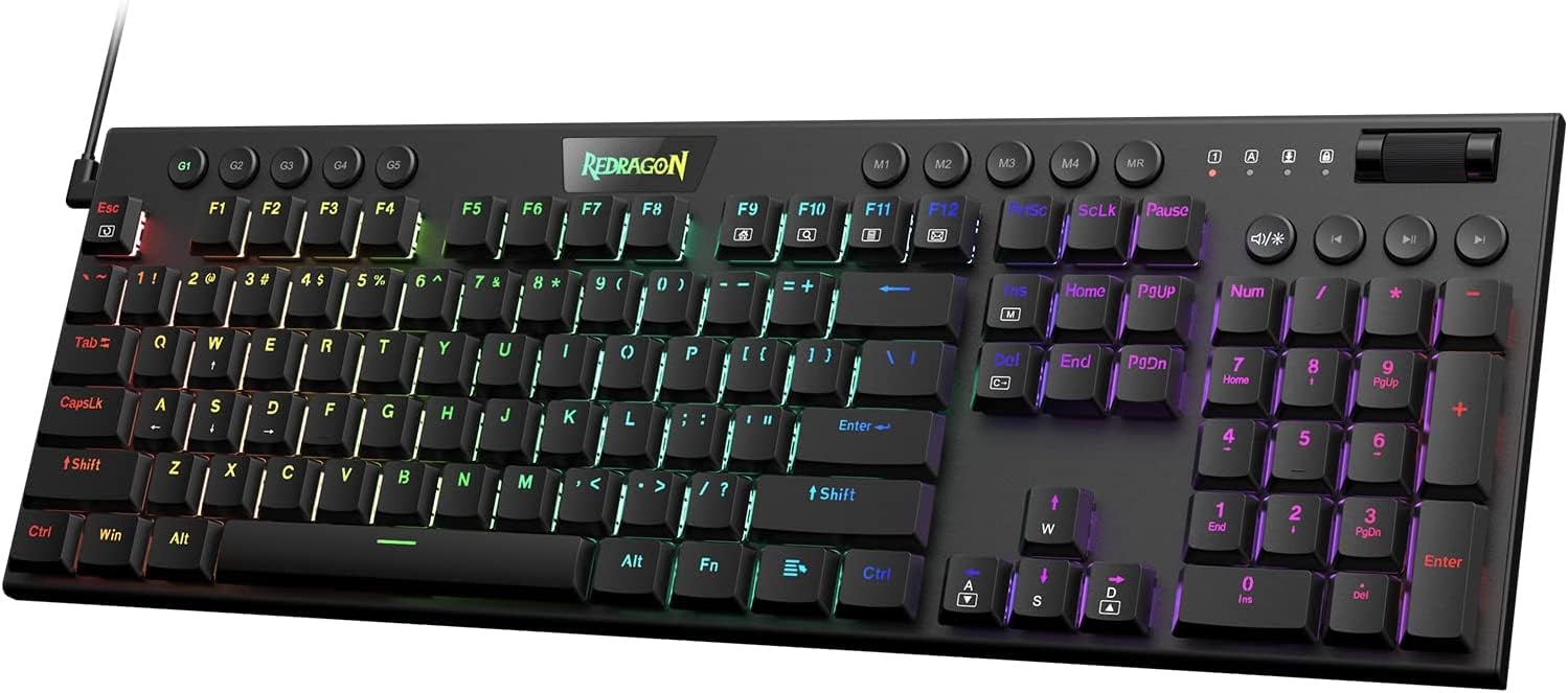 Redragon K619 Horus RGB Mechanical Keyboard $32.39/ Redragon K622 Horus TKL RGB Mechanical Keyboard $28.59