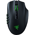 Razer Naga Pro Wireless Optical with Interchangeable Side Plates in  2, 6, 12 Button Configurations Gaming Mouse Black RZ01-03420100-R3U1 - $89.99