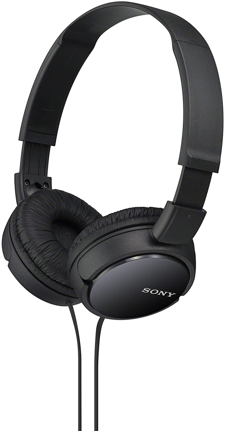 Sony ZX Series Wired On-Ear Headphones, Black MDR-ZX110 $9.99