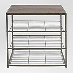 4 Tier Shoe Rack with Particle Board Top Gray for $22.99 AC @ Target