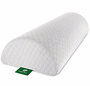 Cushy Form Back Pain Relief Half Moon Bolster Wedge Memory Foam