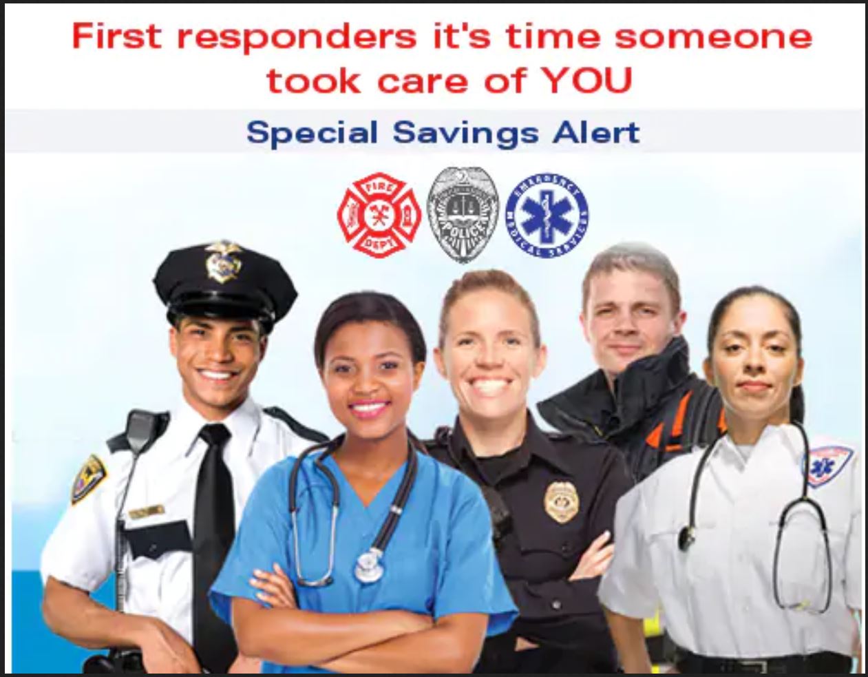 COVID-19 First Responder Discount 