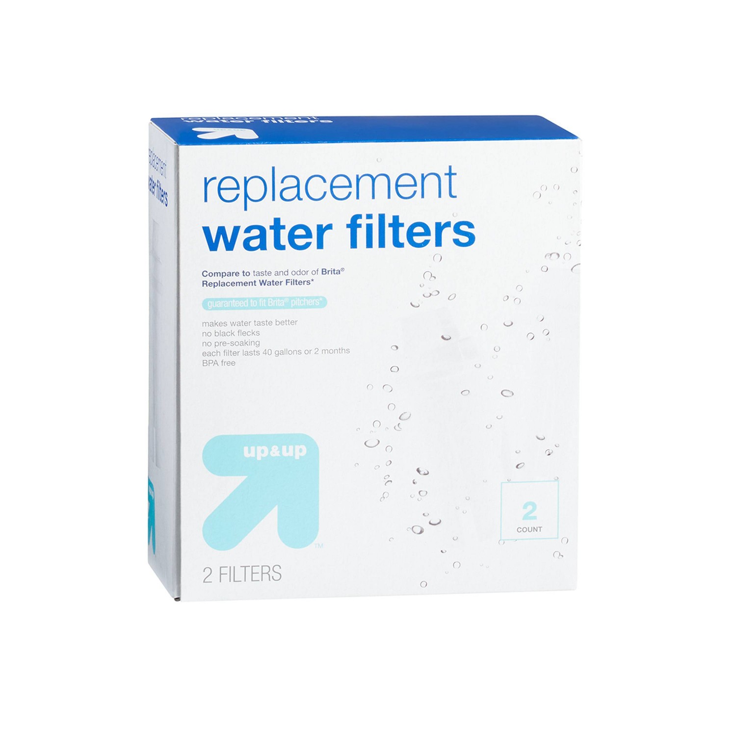 2Pack Up & Up Replacement Water Filters for Brita
