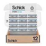 Schick Hydro Dry Skin Refills — Schick Razor Refills for Men, Men’s Razor Refills, 12 Count $14.65