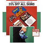 35% off all skins at Skinit (includes custom designs) with code DAY03