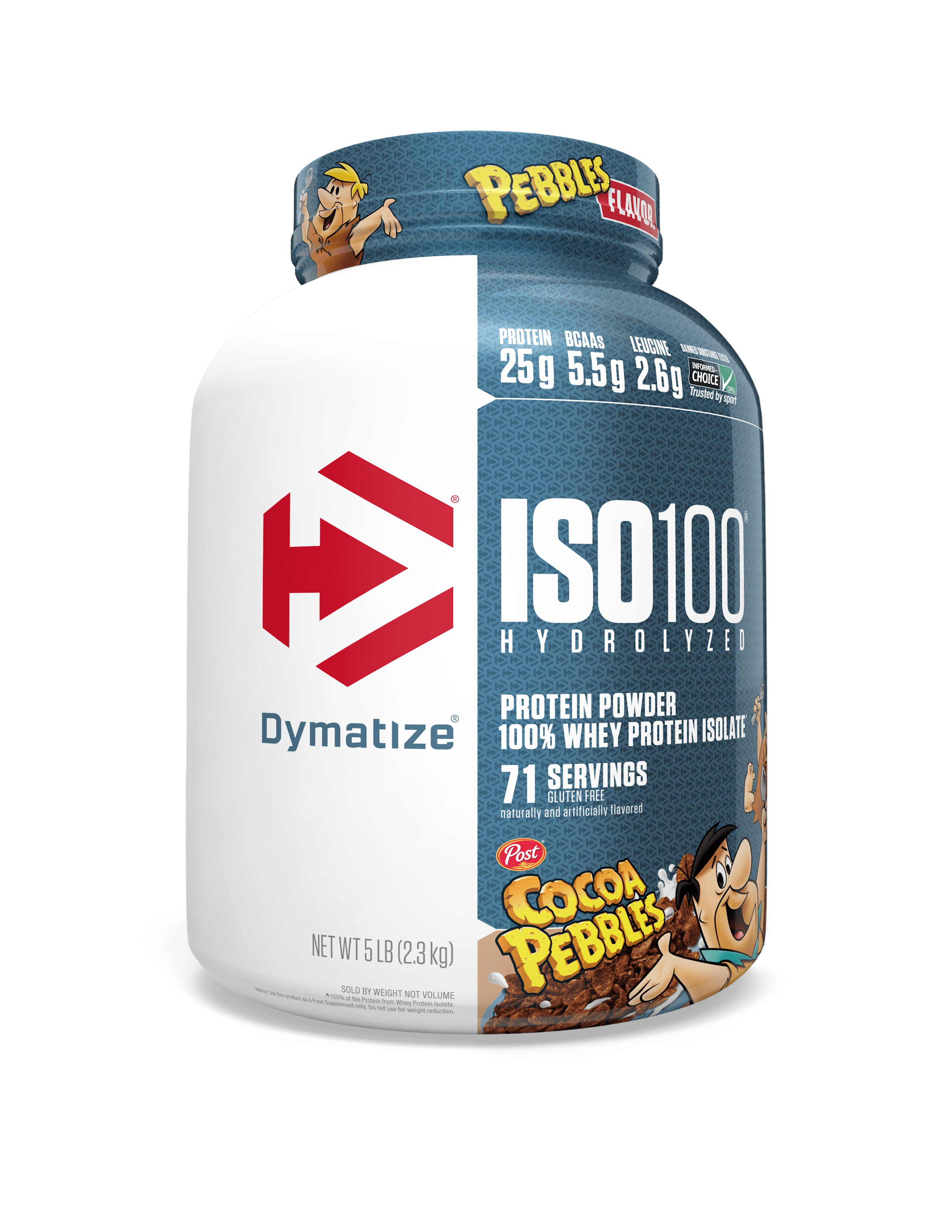5-Lb Dymatize ISO100 100% Whey Isolate Protein Powder (Cocoa Pebbles) - $43.68 w/ S&S