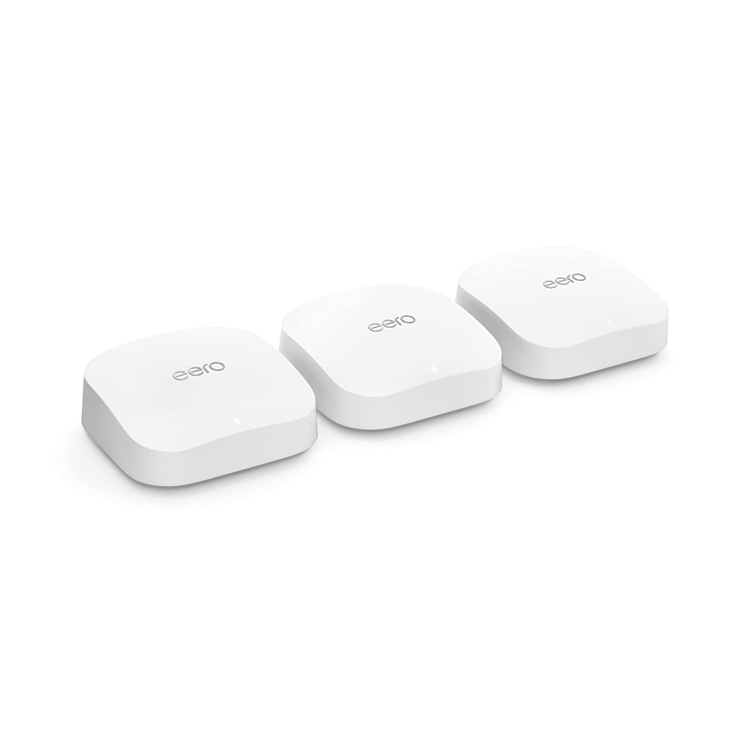 Introducing Amazon eero Pro 6E tri-band mesh Wi-Fi 6E system, with built-in Zigbee smart home hub (3-pack) - $419