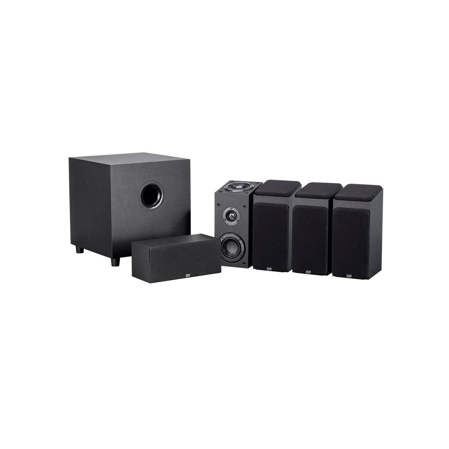 Monoprice Premium 5.1.4-Ch. Immersive Home Theater System - Black With 8 Inch 200 Watt Subwoofer - $174.99 at Monoprice via Target