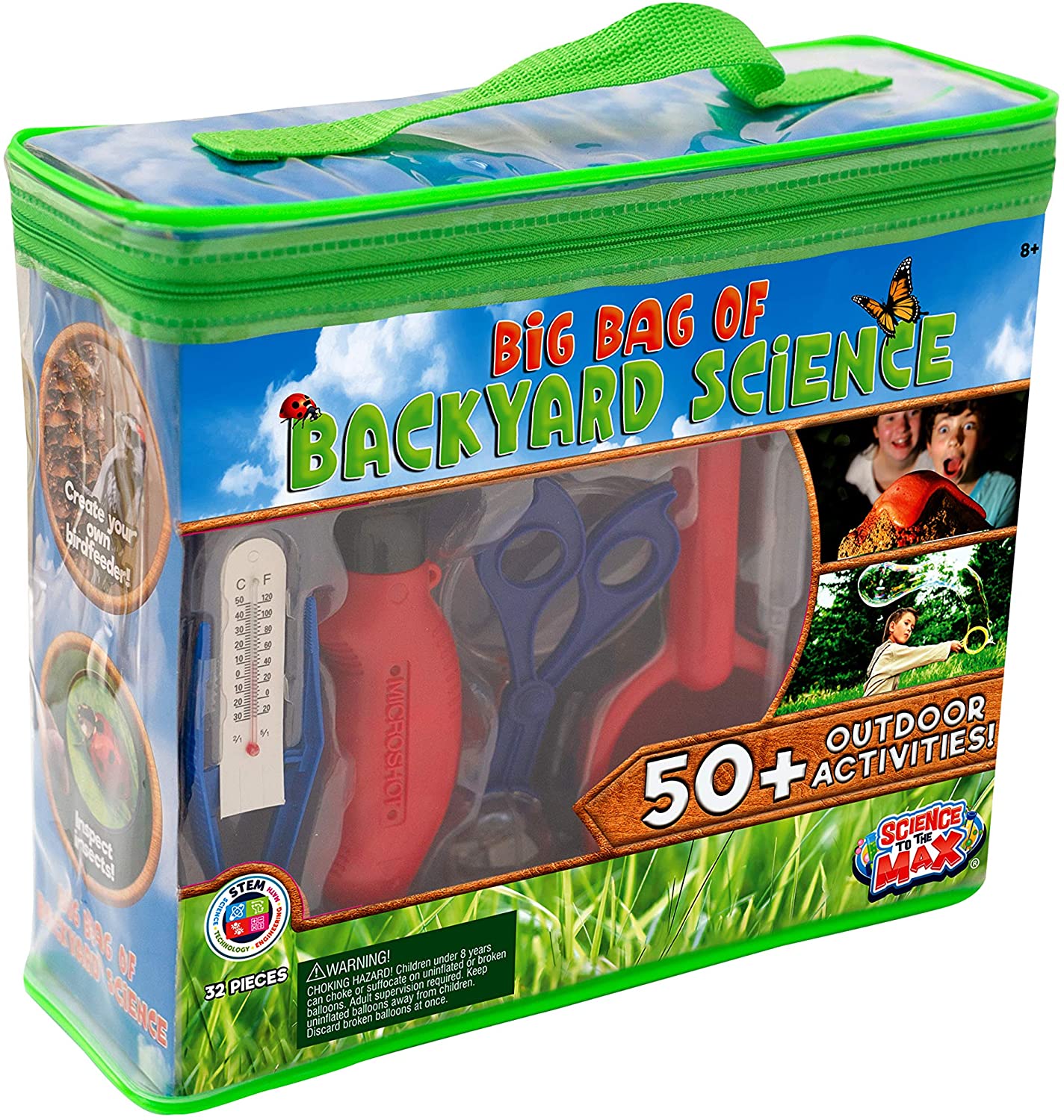 32-Piece Be Amazing! Toys Kid's Big Bag of Backyard STEM Science Kit $18 + Free Shipping w/ Prime