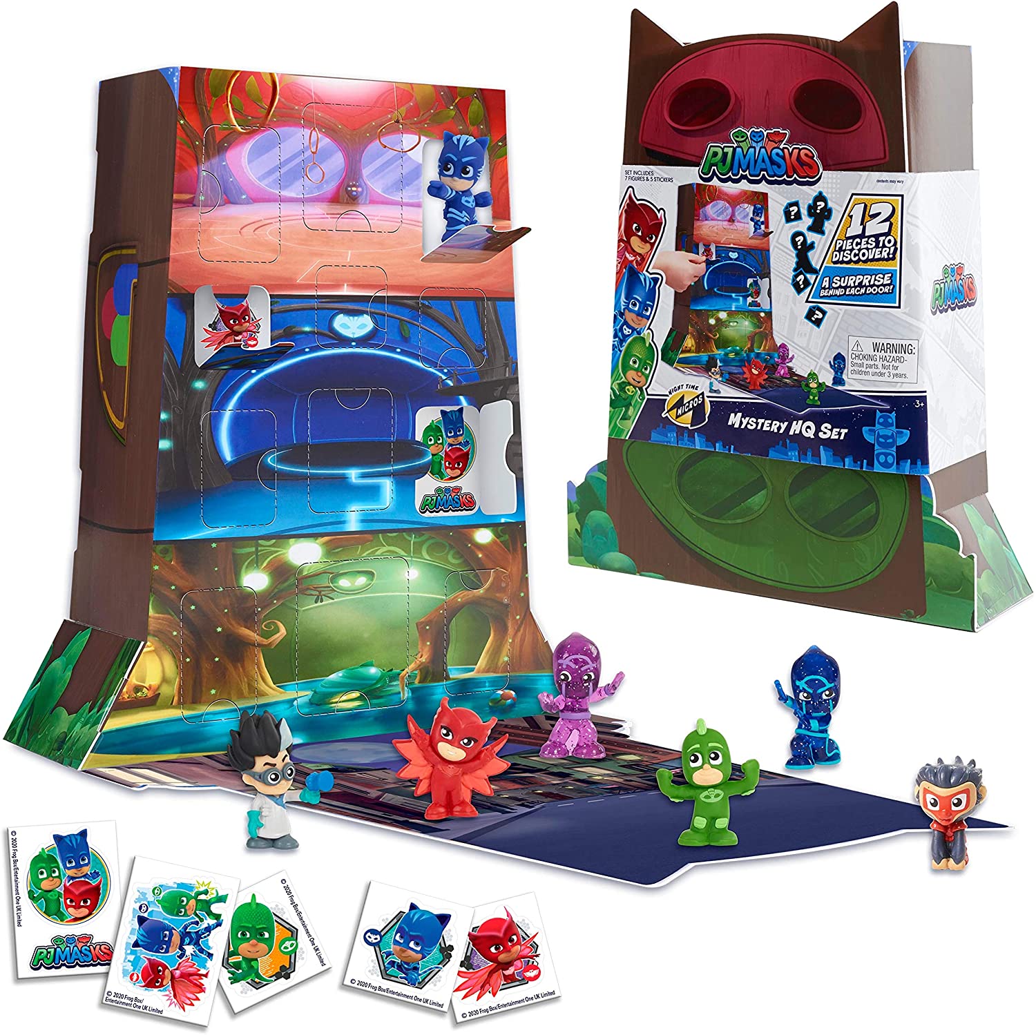 PJ Masks Night Time Micros Mystery HQ Box Set $6.95 + Free Shipping w/ Prime or on $25+