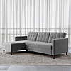DHP Hartford Reversible Storage Sectional Futon w/ Chaise (3 Colors) $268 + Free Shipping