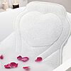 17&amp;quot; LuxStep Air Mesh Fabric Bath Pillow w/ 6 Non-Slip Suction Cups (White, Blue) $5.99 + Free Shipping w/ Prime or on $35+
