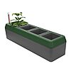 4-Compartment Bio Green Provence Self Watering Window Box Planter w/ Water Level Indicator (Grey/ Dark Green) $16.97 + Free Shipping w/ Prime or on $35+