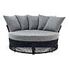 2-Piece Mainstays Logan Outdoor Daybed w/ Loose Back Cushions (Black and Dark Gray) $197.00 + Free Shipping