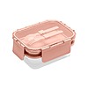 Lexi Home: 4-in-1 Double Layer Borosilicate Glass Bento Lunch Box w/ Utensils $11.99, 2-Compartment Glass Container w/ Silicone Sleeve $10.99 &amp;amp; More + Free Shipping w/ Prime $11.98