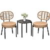 3-Piece Dexso Rattan Patio Bistro Set (4 Colors) $74.99 + Free Shipping
