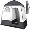 87'' &times; 47&amp;quot; &times; 87'' GVDV 2-Room Privacy Shower Tent w/ Carrying Bag (Black, Blue) $49.99 + Free Shipping