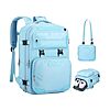 35L Maelstrom Large Carry On Travel Backpack w/ Shoe Compartment and Detachable Crossbody (Light Blue) $19.99 + Free Shipping w/ Prime