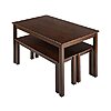 3-Piece Zinus Juliet Wood Dining Table and Bench Set (Espresso)  $82.99 + Free Shipping w/ Prime