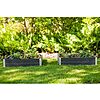 2-Pack 4' x 4' x11&amp;quot; Vita Urbana Raised Garden Planter Box (Slate Gray) $69.99 ($35 each)+ Free Shipping w/ Prime