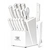 15-Piece Hunter.Dual Kitchen Knife Block Set (White) $23.39 + Free Shipping w/ Prime or on $35+