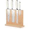 5-Piece Sur La Table Kitchen Essentials German Steel Blade Knife Set w/ Beechwood Magnetic Block (Linen White) $49.99 + Free Shipping w/ Prime